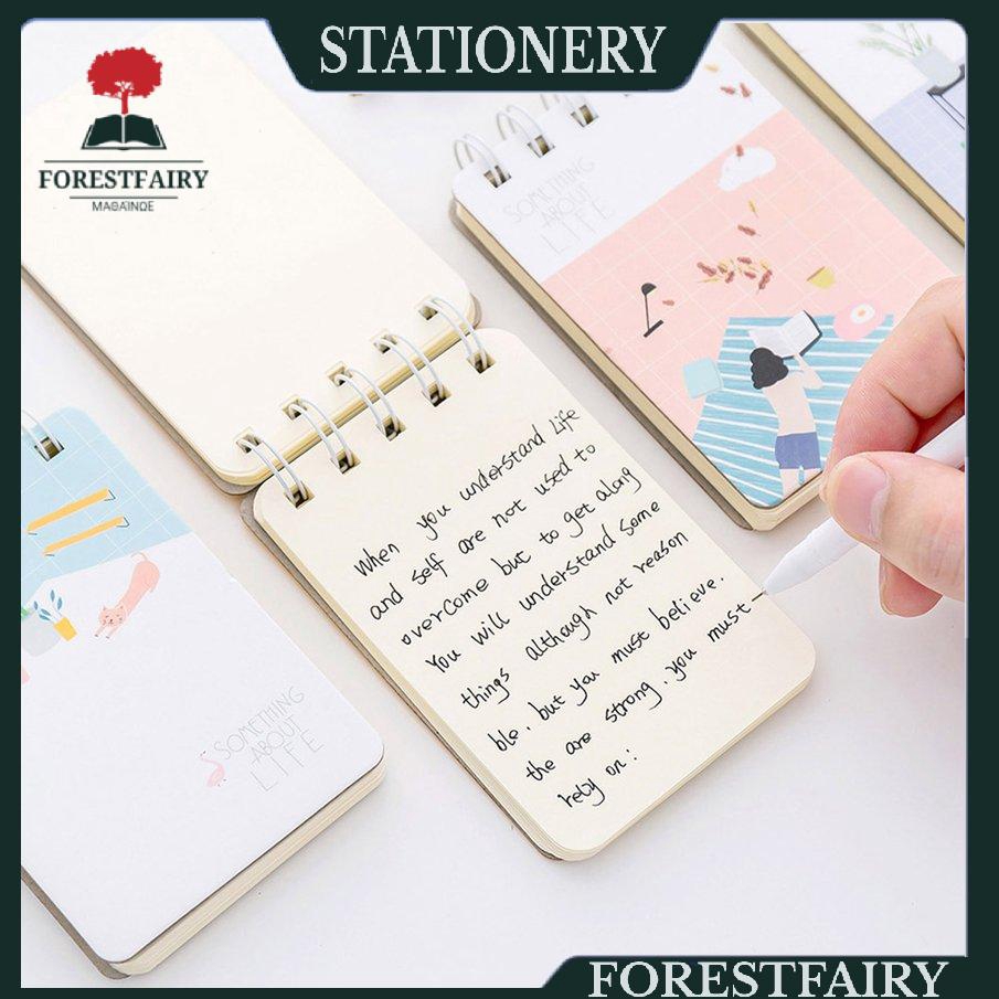 【0501】3pcs/Set Creative Coil Spiral Book Mini Portable Journal Diary Book Stationery