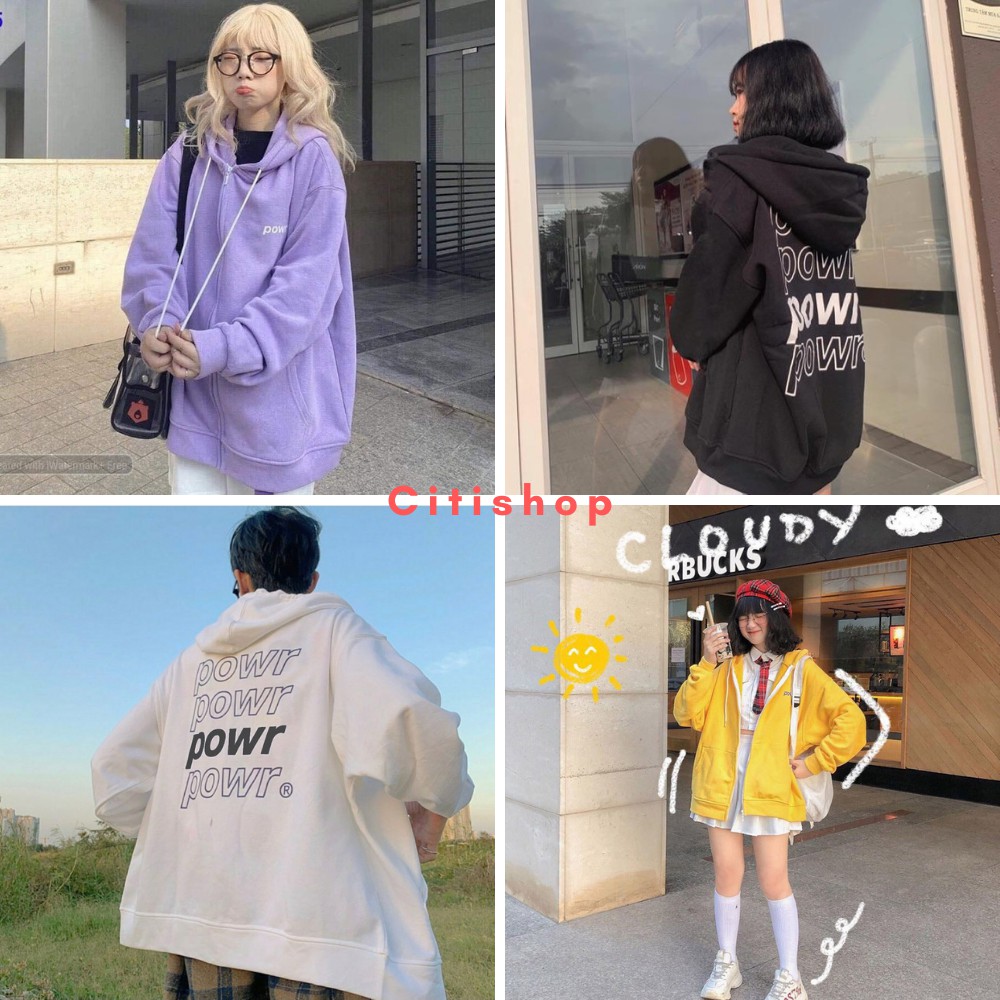 [XẢ KHO] Áo KHOÁC HOODIE Nỉ Bông Cao Cấp 5 Màu Nhiều Size Nam Nữ