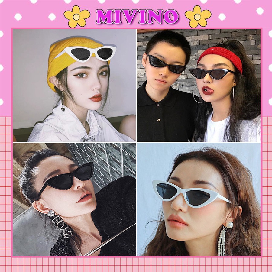 Kính mắt mèo Mivino kính thời trang phong cách hàn quốc cá tính KM20