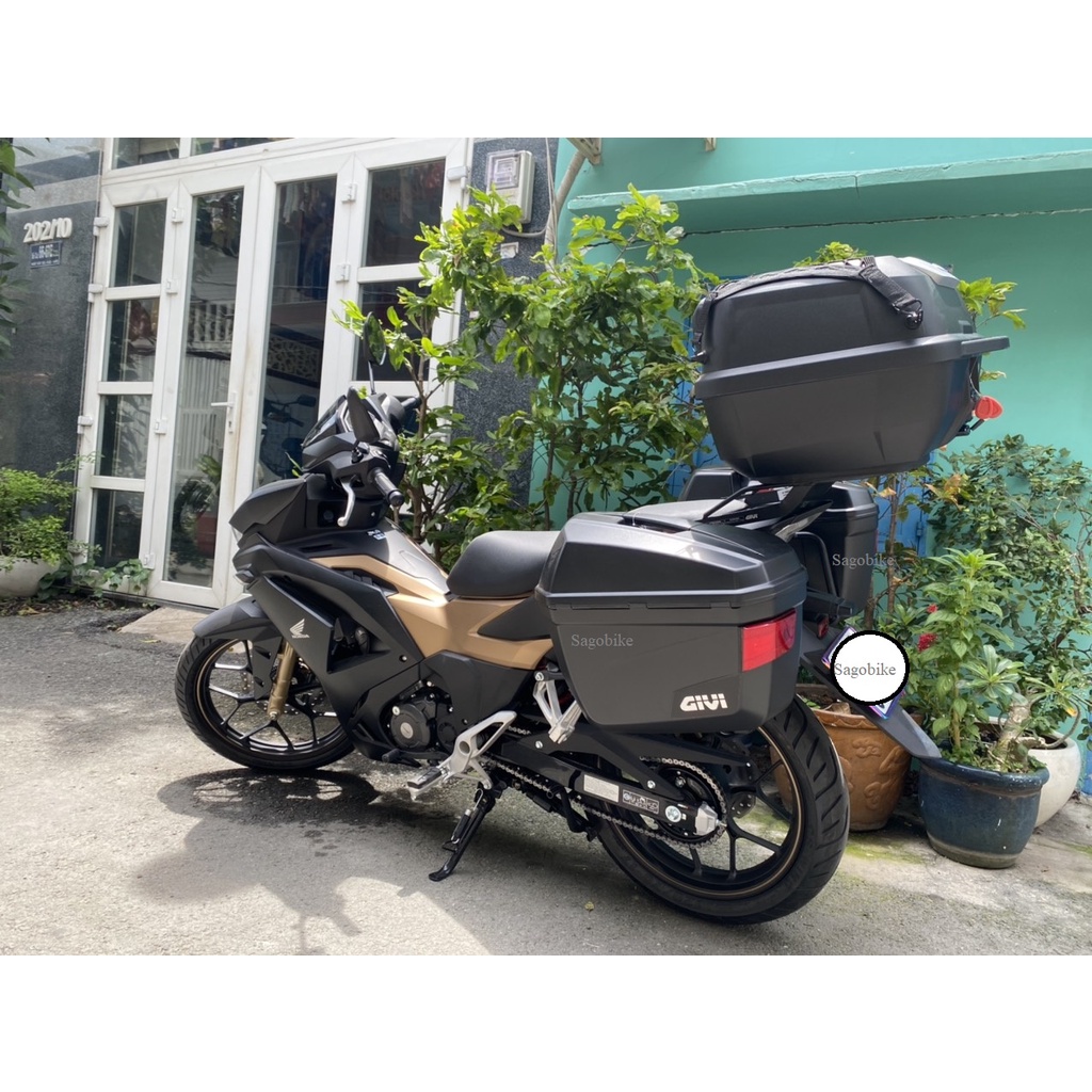 Thùng xe Winner X 2022, Givi E43NTL_ADV, thùng hông E22N, baga SBLWinner150/X, MV Winner X V3