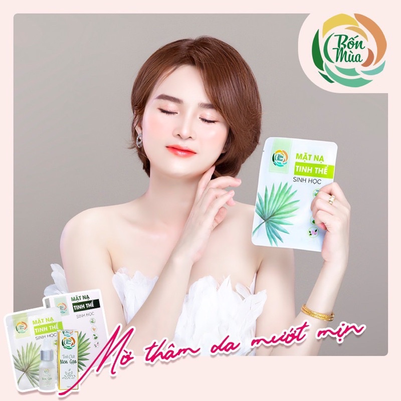 3 HỘP  MẶT NẠ DỪA TINH THỂ BỐN MÙA