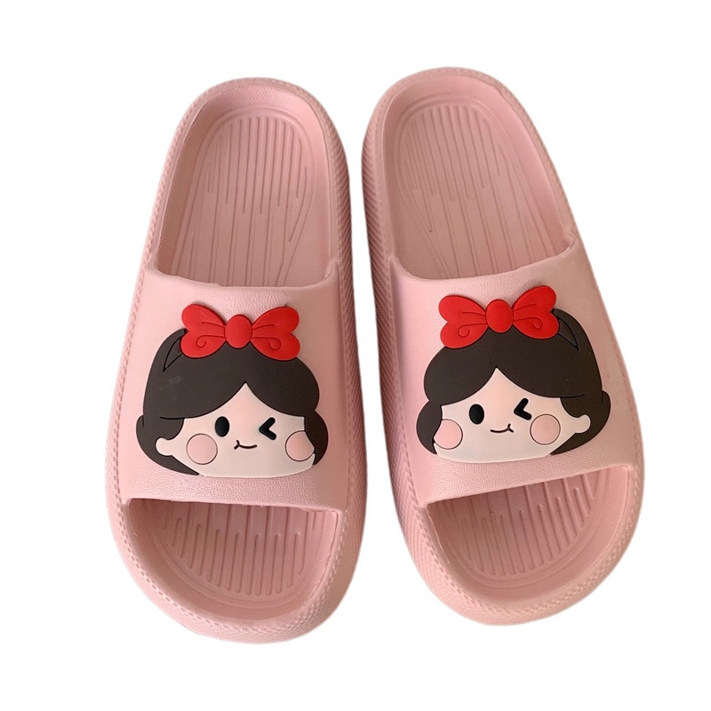 JY409-C3 CÔNG CHÚA Dép bánh mì nữ dễ thương CÔ GÁI giá rẻ đi trong nhà đế mềm nhẹ chân thoải mái khi vận động