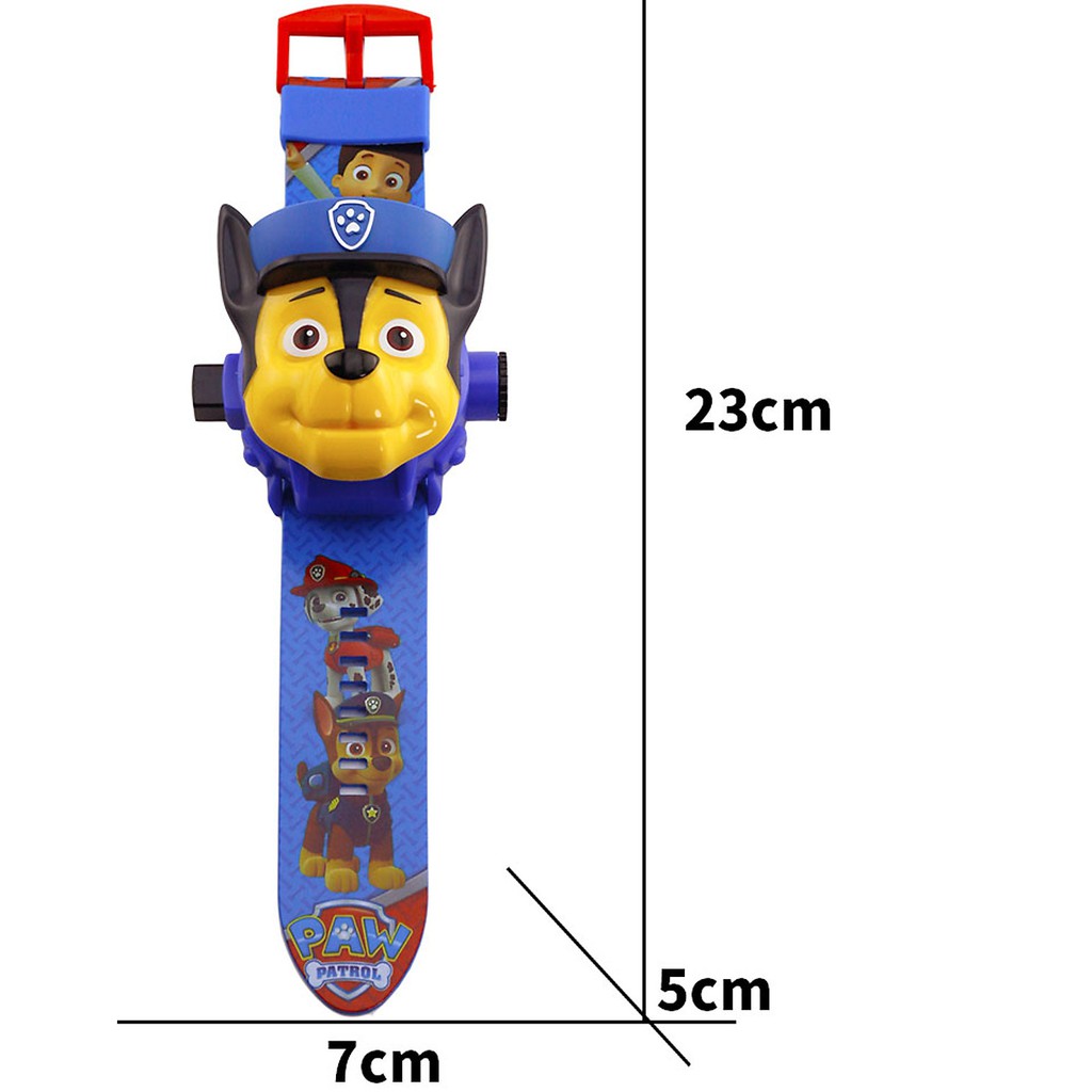 Đồng hồ điện tử chiếu 24 hình chú chó cứu hộ paw patrol cho bé trai