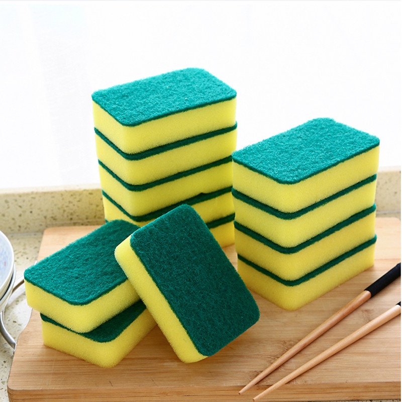 Bọt biển rữa chén bát 2 mặt mút xốp siêu hút nước, siêu mềm, tạo bọt nhiều dễ dàng đánh bay mọi vết dầu mỡ