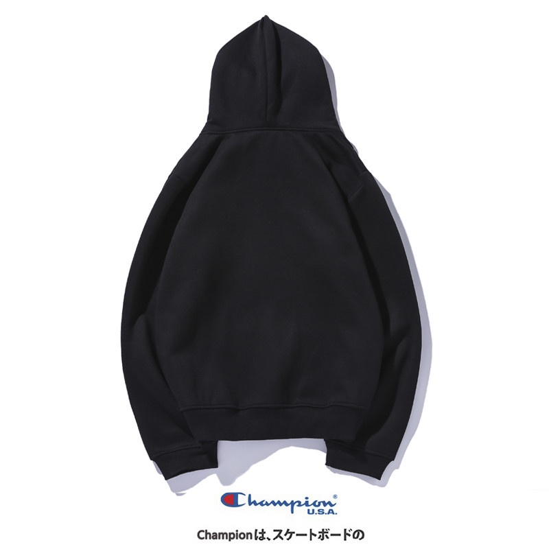 Áo hoodie cotton lót nhung thêu họa tiết dành cho cặp đôi