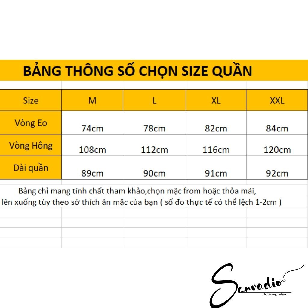 quần baggy nam SANVADIO-quần baggy âu nam kèm đai- quần baggy giá rẻ kiểu dáng unisex | BigBuy360 - bigbuy360.vn