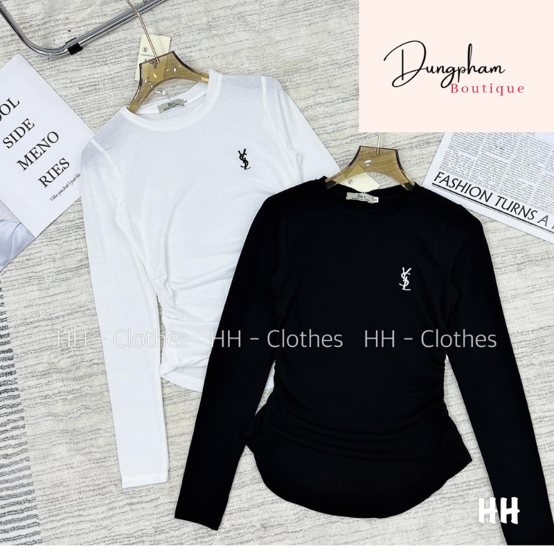 Áo thun giấy YSL - Dungpham.Bourtique