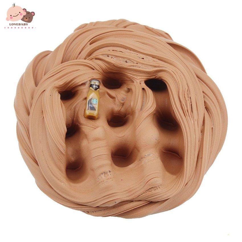 [sẵn sàng chuyển hàng] 70ml Bánh trái cây Slime Fluffy Floam Kids Modeling Clay Toys Đồ chơi bằng đất sét Polymer an toàn Cotton Biscuit Slime AntiS Stress Quà tặng cho bé gái / bé trai