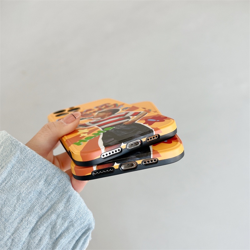 Ốp Điện Thoại Mềm In Hình Cậu Bé / Quả Cam Cho iPhone 14 / 13 / 11 / i7 / i8 Plus / X / XS / XR / XS MAX / 11 Pro / 11 Pro MAX / SE2