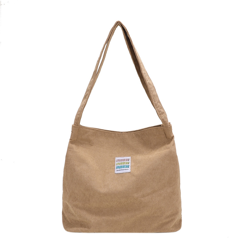 Túi Đeo Vai Vải Canvas Cỡ Lớn Thiết Kế Mới Cho Học Sinh