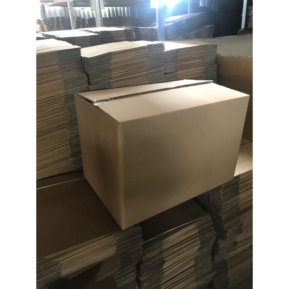 Thùng carton chuyển nhà 60x40x40 5 lớp size to, hộp giấy carton đóng gói hàng size lớn giá rẻ