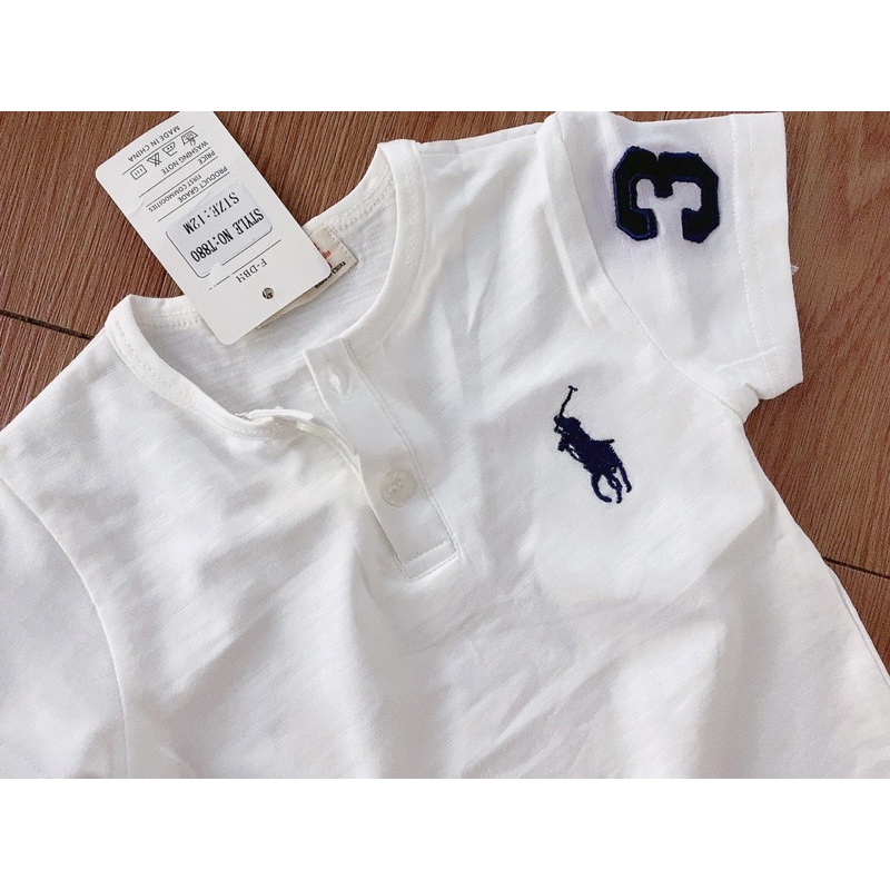 Áo phông Polo cổ trụ Baby kids dư xịn bé trai-MS70