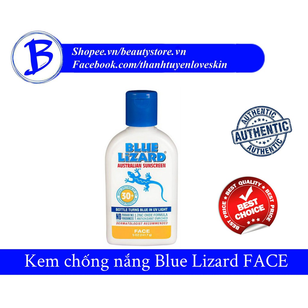 [AUTH] Kem chống nắng Blue Lizard FACE 141g