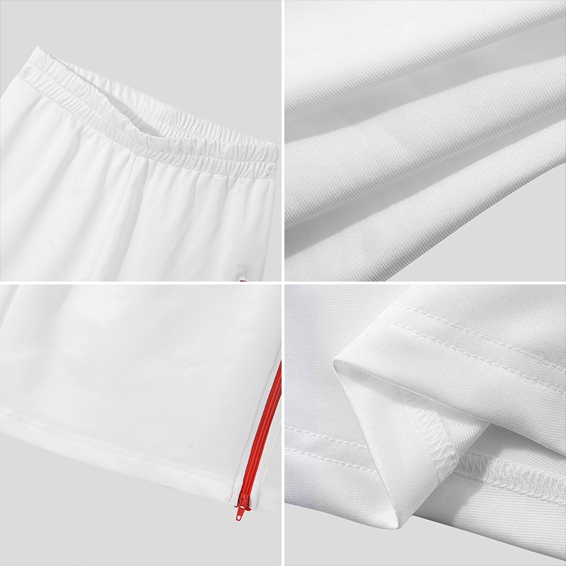 Set áo thun ba lỗ + quần short INCERUN có khóa kéo thời trang nam