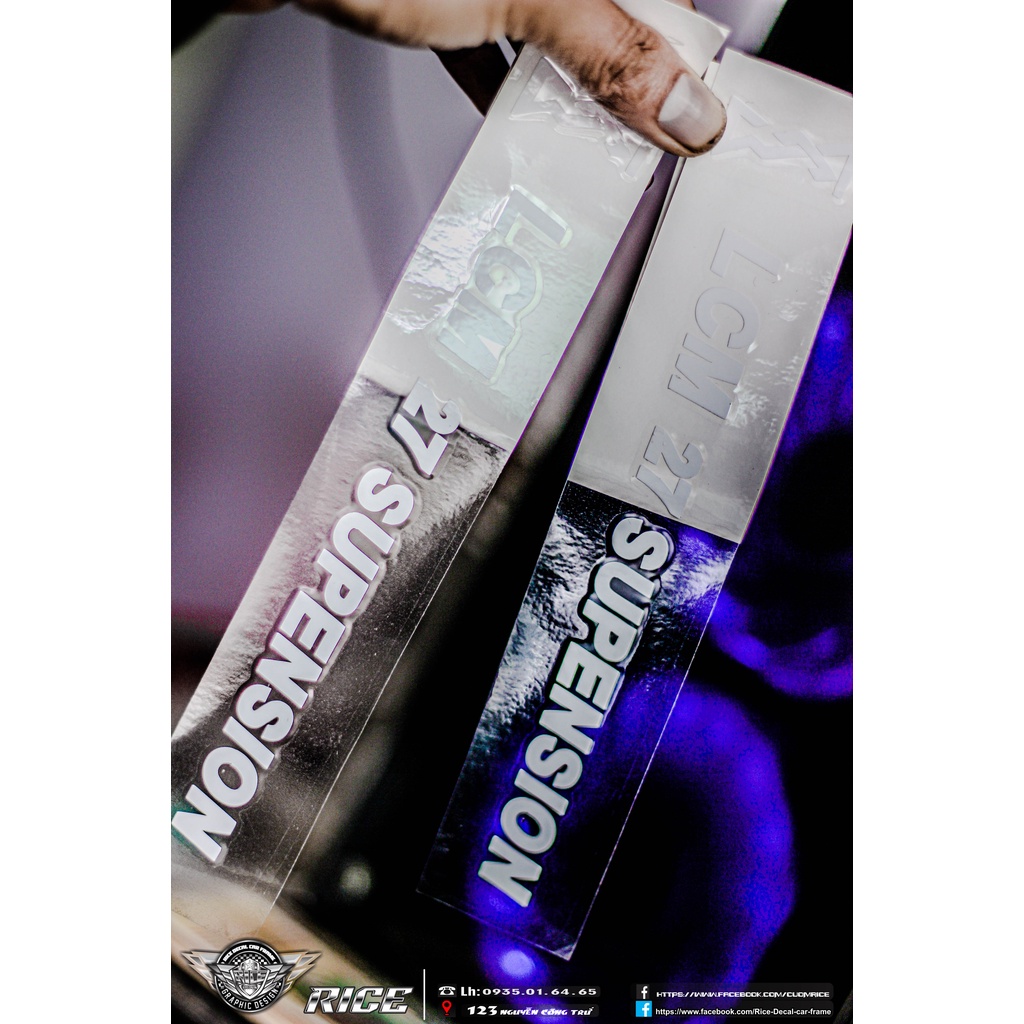 Tem LCM 27 Suspension 2 Màu