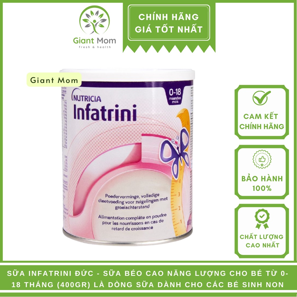 Sữa Béo Infatrini Nội Địa Đức Hộp 400g