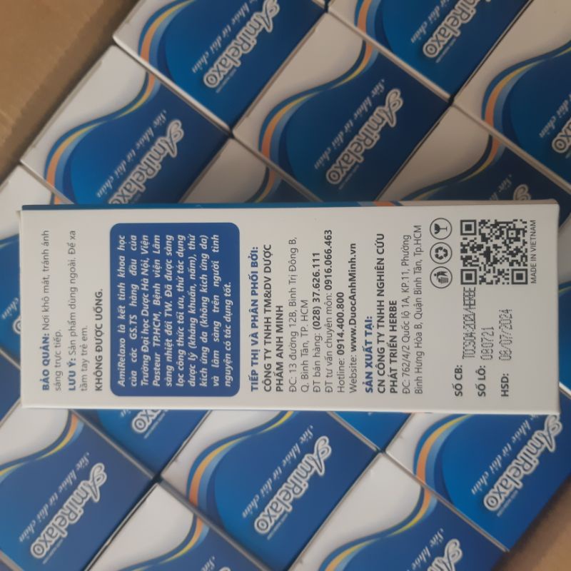 Nước ngâm chân AMIRELAXO