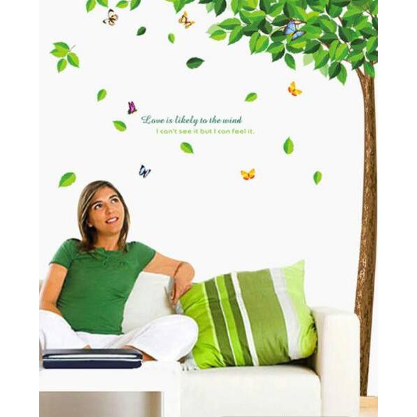 Mẫu Liked. Mô hình xe tăng Reliza WALLSTICKER 60X90 GREEN TREE AY886 OR JM7147