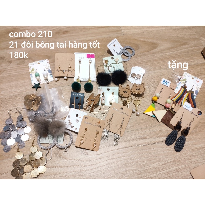 combo bông tai