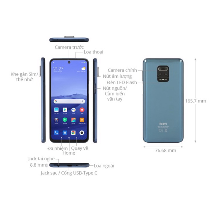ĐIỆN THOẠI XIAOMI REDMI NOTE 9 PRO(6GB/128GB) nguyên seal bảo hành chính hãng tại Điện Thoại Xinh | BigBuy360 - bigbuy360.vn
