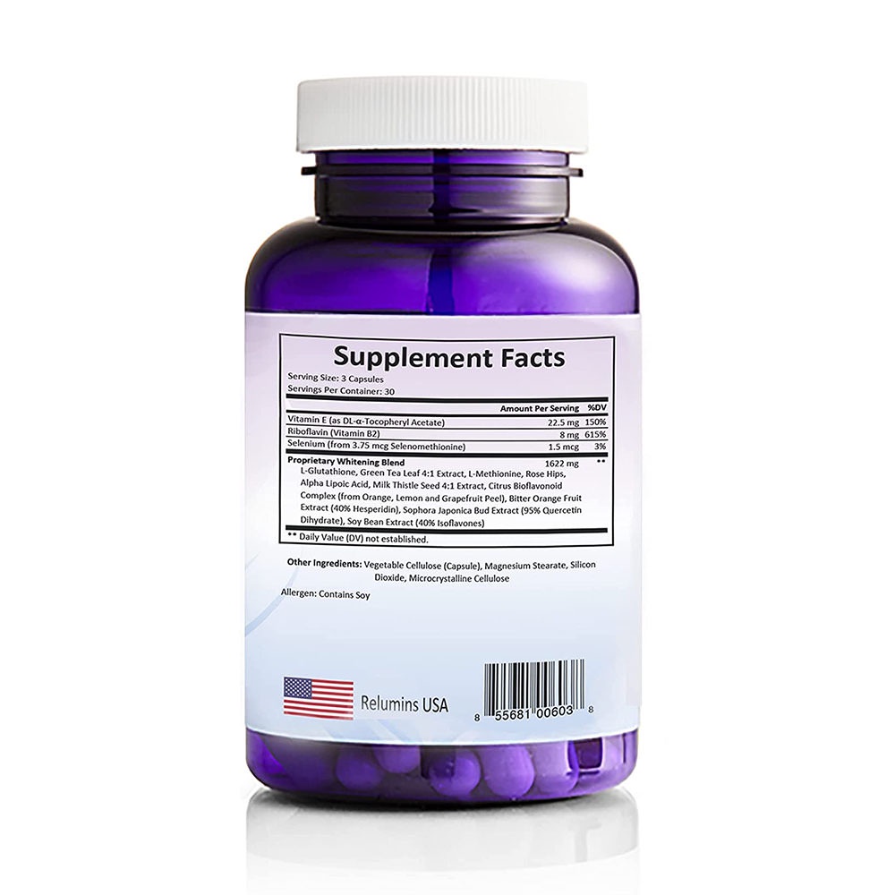 Viên uống trắng da Relumins Advance White 1650mg Glutathione Complex 90 viên của Mỹ
