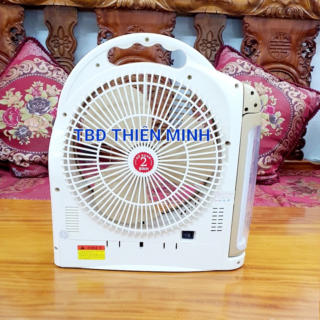 QUẠT VÀ ĐÈN SẠC TÍCH ĐIỆN AC/DC HONJIANDA FL223