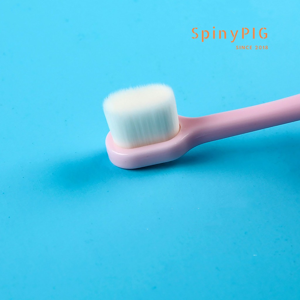 Bàn chải đánh răng cho bé 2-10 tuổi đầu lông siêu nhỏ siêu mềm có mặt chải lưỡi tiện dụng