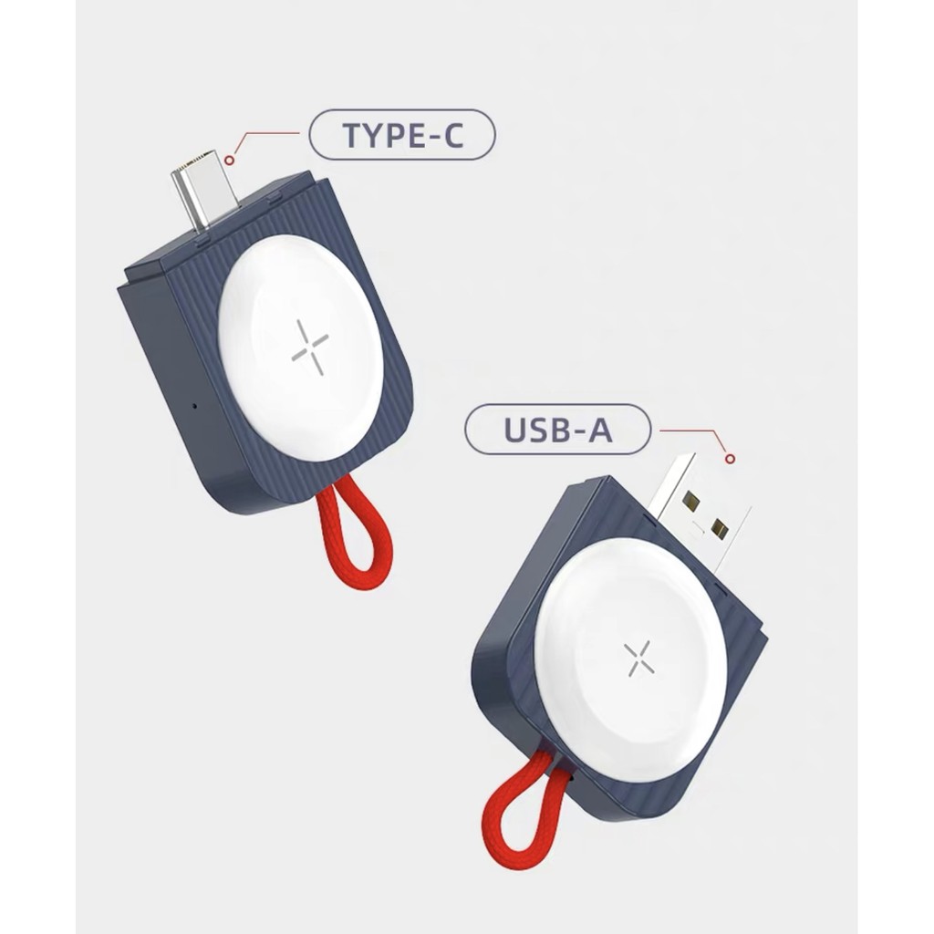 Cáp sạc mini cho đồng hồ thông minh Appwatch, nhỏ gọn và tiện ích treo móc khoá