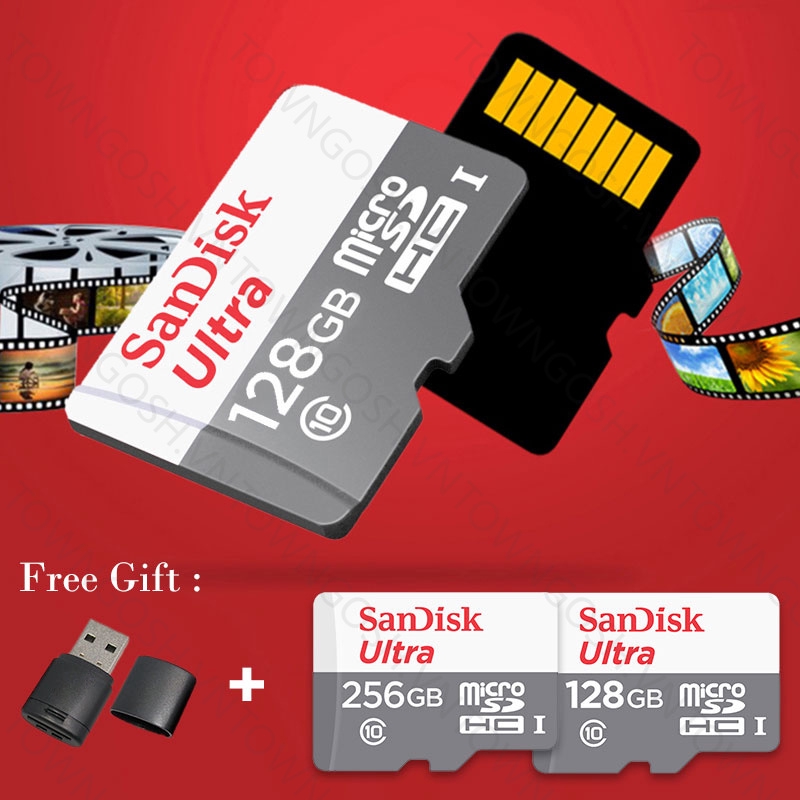 Thẻ Nhớ Micro SD Class10 Thẻ TF Ổ đĩa Flash USB 16 GB 32 GB 64 GB 128 GB Thẻ SD