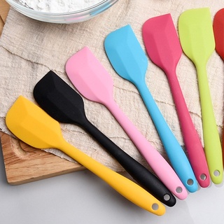 Phới trộn bột, spatula silicon chịu nhiệt, đúc liền dùng để trộn/ vét bột/kem, dài 21cm