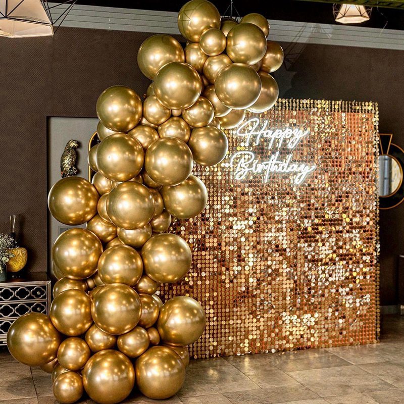 Tấm Phông Nền 30×30CM Họa Tiết Kim Sa Lấp Lánh Dùng Để Trang Trí Tiệc