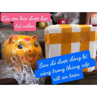 Heo/lợn đất tiết kiệm mẫu Pi size to