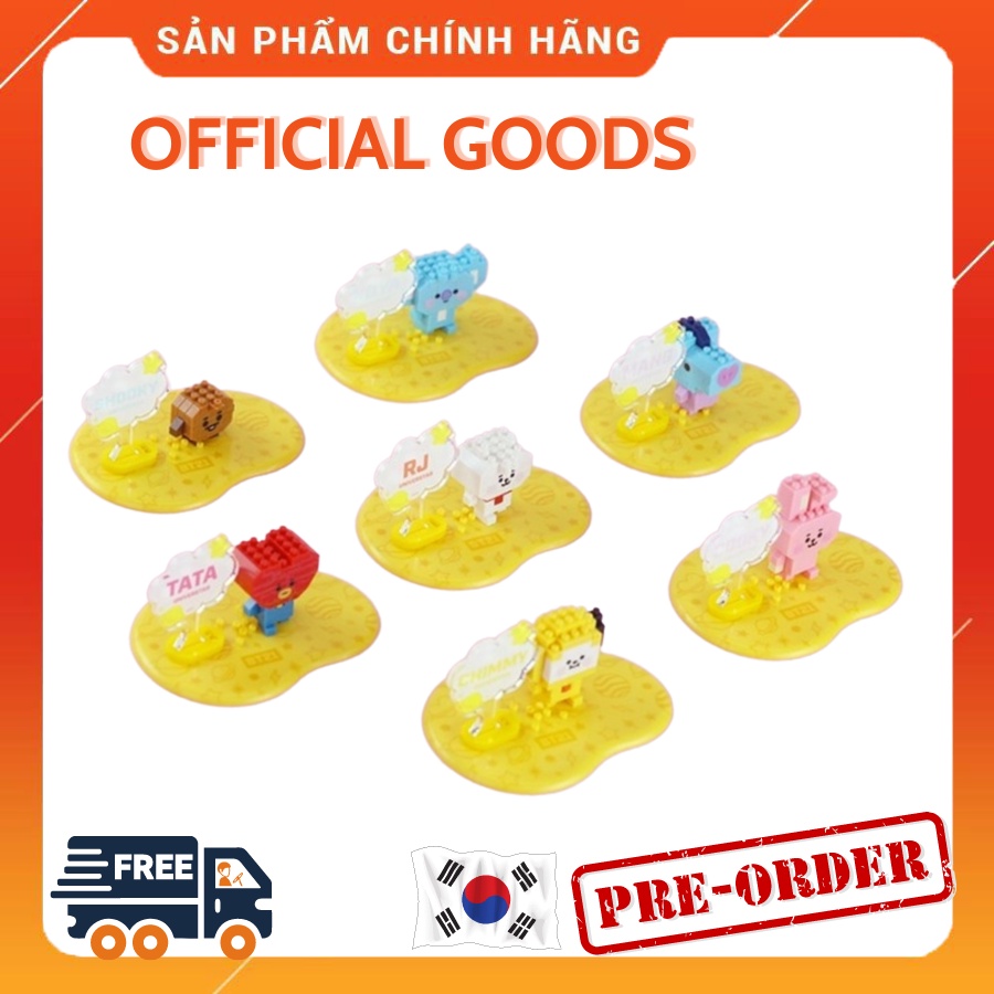 BT21 LINE FRIENDS- BABY NANO BLOCK (HÀNG CHÍNH HÃNG ROYCHE)