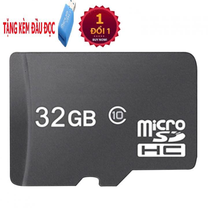 [SIÊU SALES] MUA THẺ NHỚ MICRO SD 32G TẶNG KÈM ĐẦU ĐỌC THẺ TIỆN ÍCH