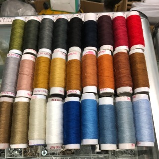 Set 10 cuộn chỉ may đồ jean