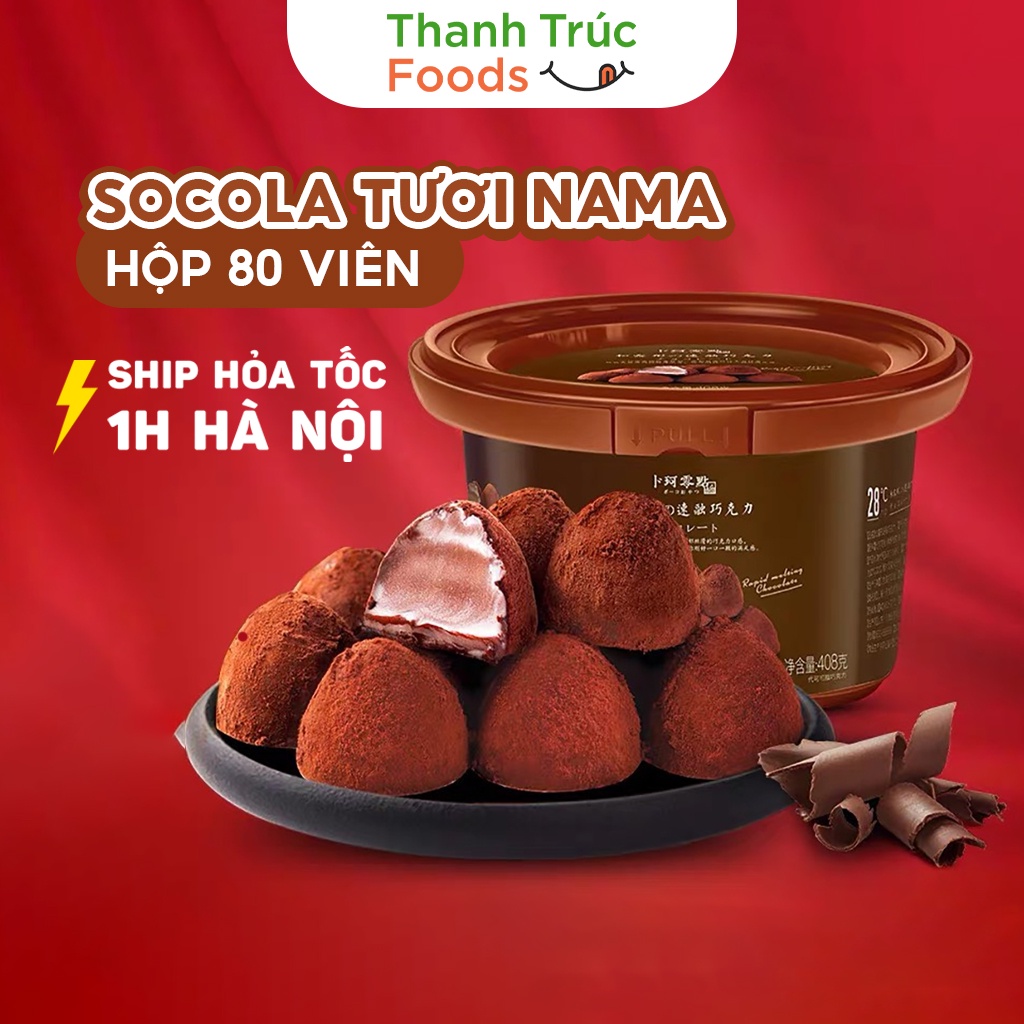 Socola tươi Nama Nhật Bản - Socola nấm hảo hạng Thanh Trúc Foods