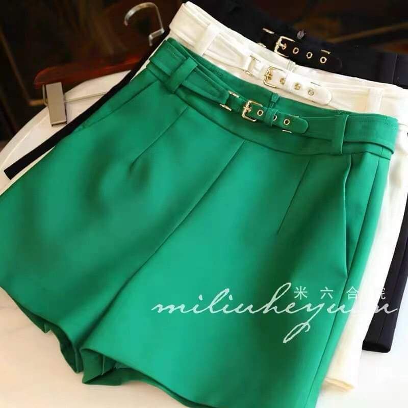 Quần sooc vải đai khuy hàng QCL1