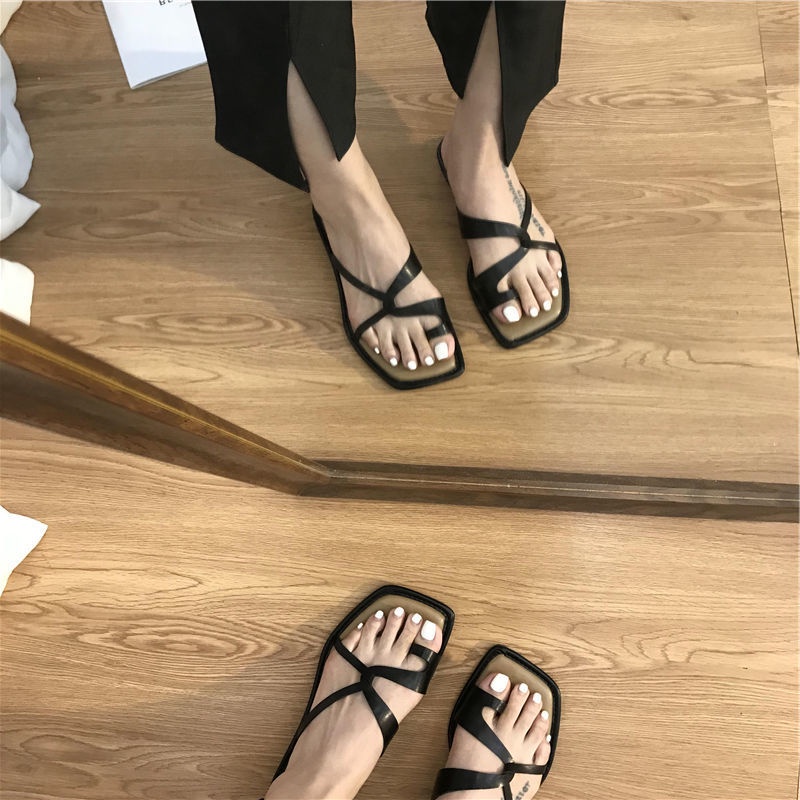Dép Sandal Hở Ngón Thời Trang Mùa Hè Phong Cách Hàn Quốc Cho Nữ