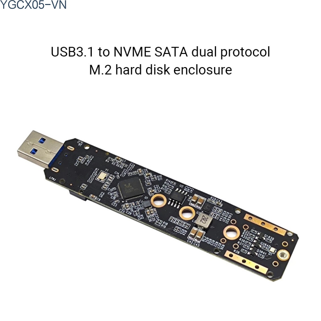 Thẻ Chuyển Đổi Usb 3.1 Sang M.2 Nvme Ngff Ssd 10gbps Rtl9210B M2 Ssd Sang Ngff Cho 2242 / 2260 / 2280 | BigBuy360 - bigbuy360.vn