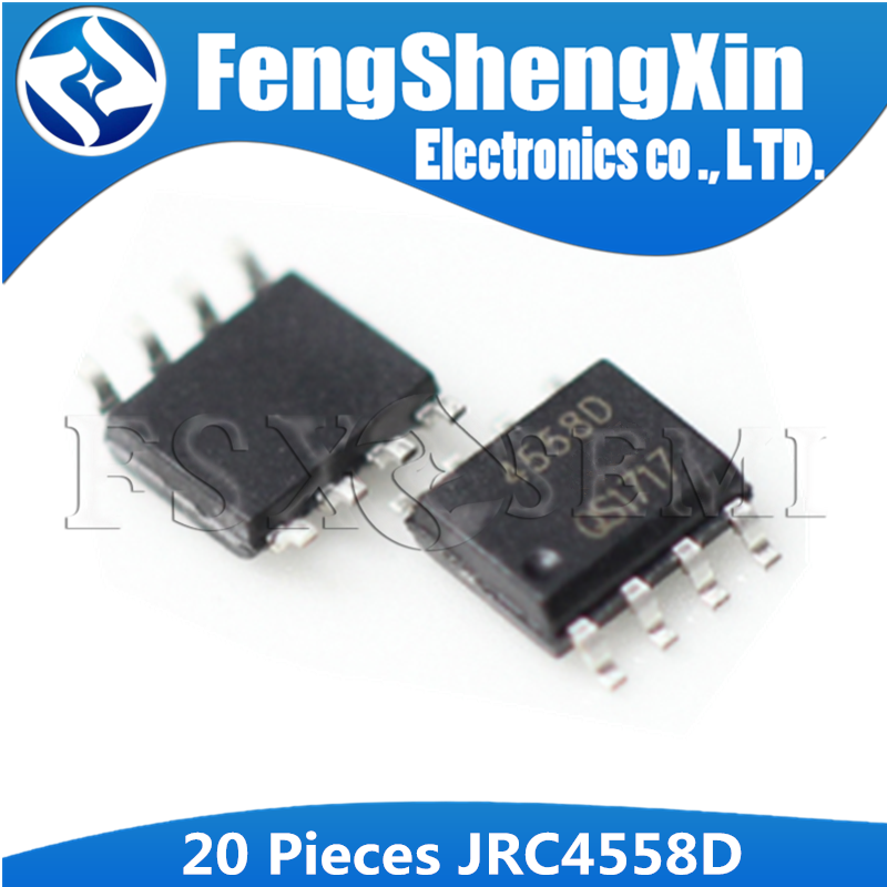 20 Cái / lốc JRC4558D 4558D SOP-8 JRC4558 DUAL OPERATIONAL AMPLIFIER NJM4558D