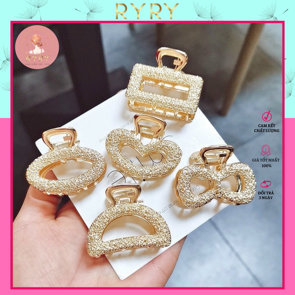Kẹp Càng Cua Nhỏ Kim Loại Nhiều Kiểu Xinh Xắn Phong Cách Hàn Quốc Cho Nữ