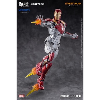 Mô Hình Lắp Ráp 1/9 Ironman, Iron Spider Avengers (Morstorm E-Model)
