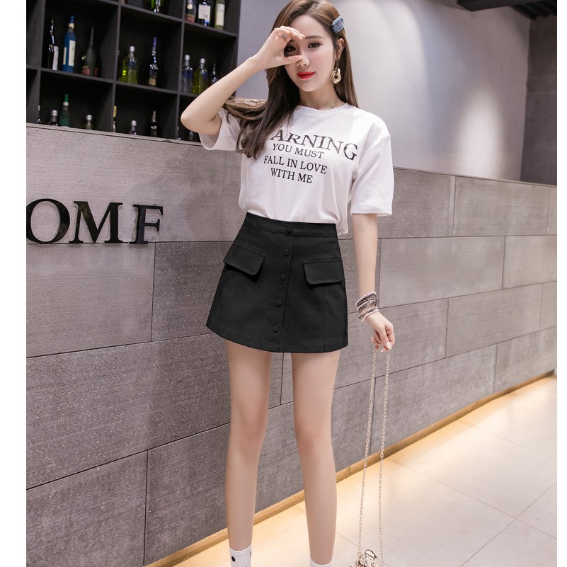 Quần Váy Túi Phối Cúc Đẹp Sang Chảnh 203
