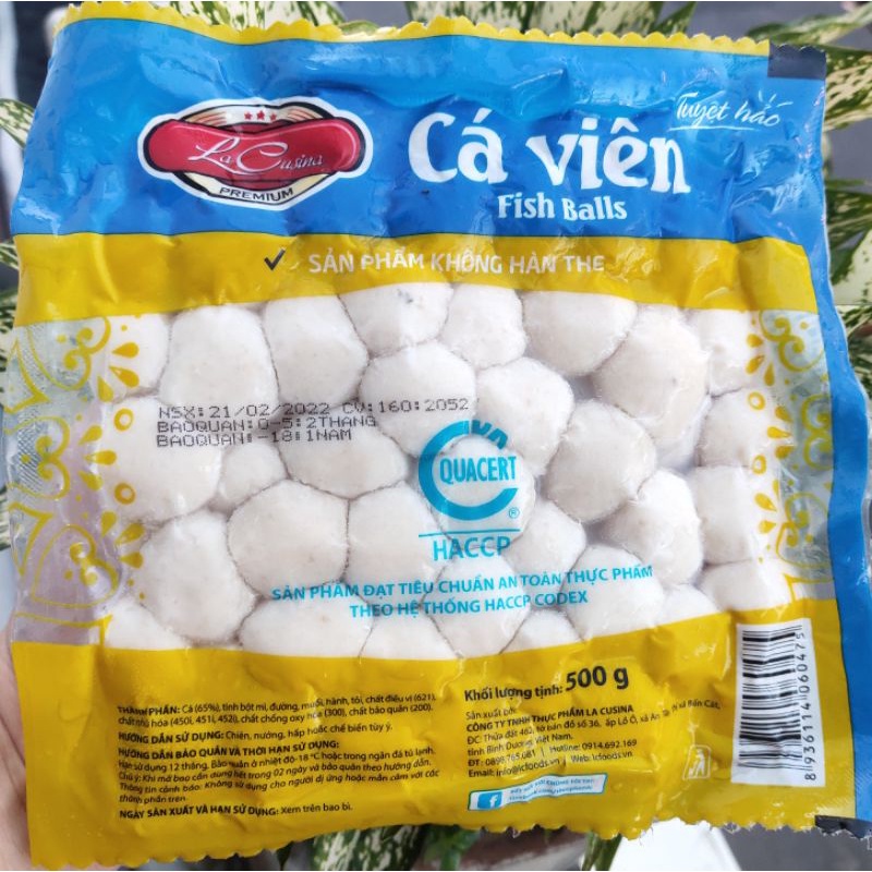 RẺ NHẤT SHOPEE CÁ VIÊN LACUSINA 500G