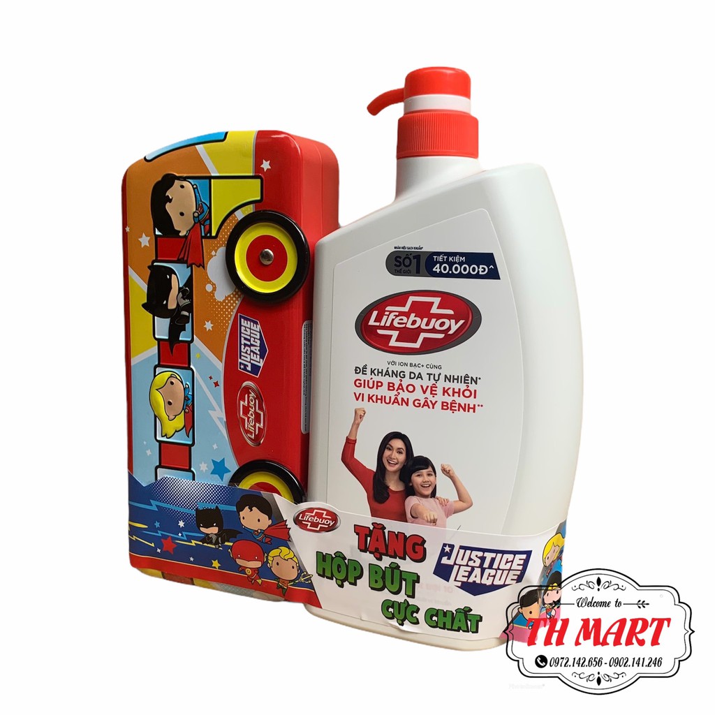 sữa tắm lifebuoy chăm sóc da bảo vệ khỏi vi khuẩn gây bệnh 850ml ( Tặng )