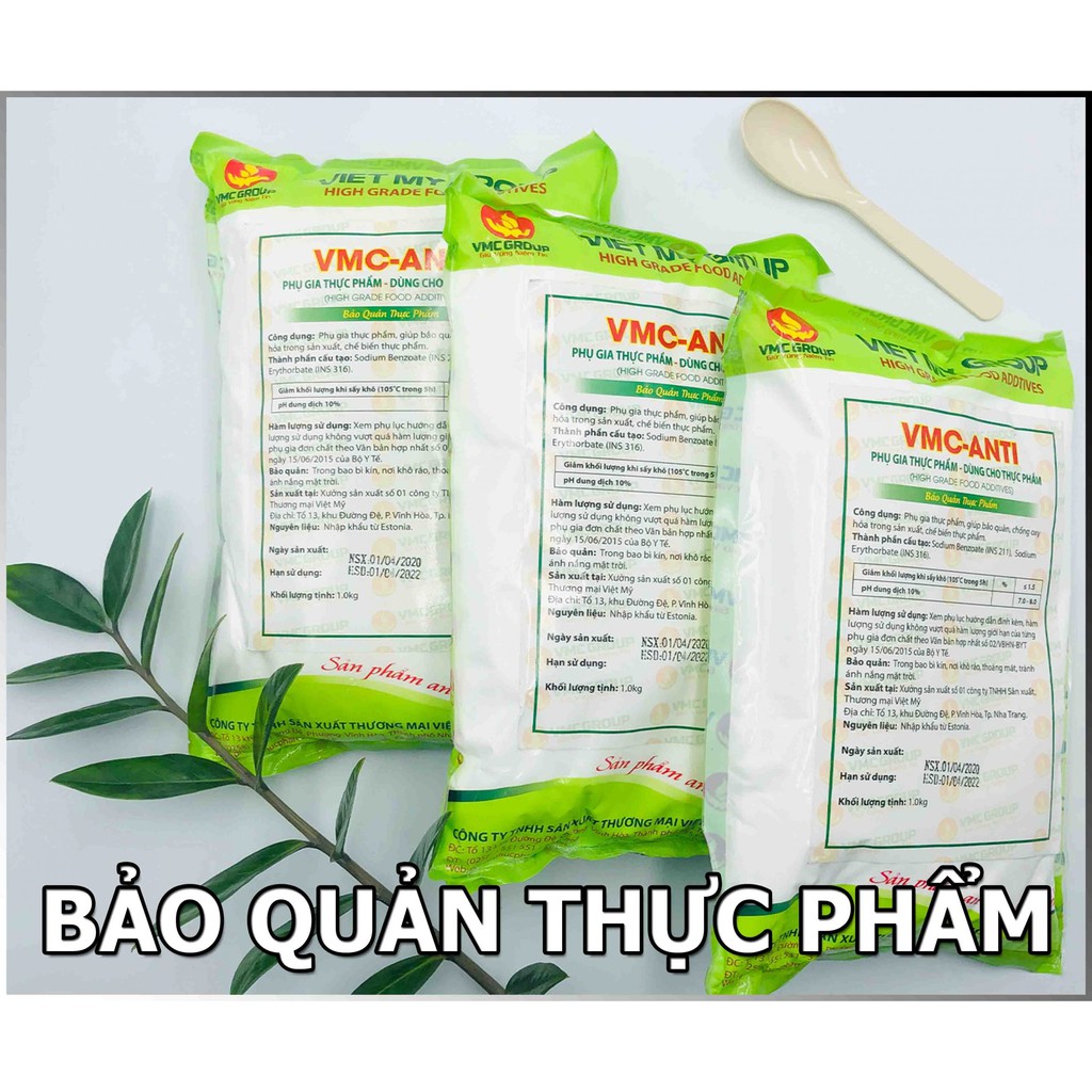 VMC ANTI: PHỤ GIA BẢO QUẢN TƯ NHIÊN THIÊN VỀ CÁC SẢN PHẨM TỪ TINH BỘT.