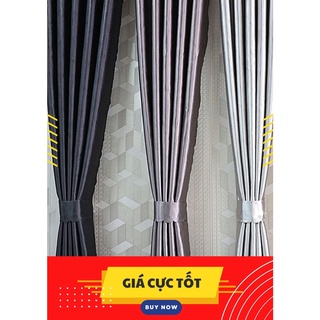 RÈM CỬA CHỐNG NẮNG VẢI GẤM DỆT 3 LỚP, RÈM CẢN SÁNG 80%, SIZE NHỎ, RÈM GIÁ RẺ