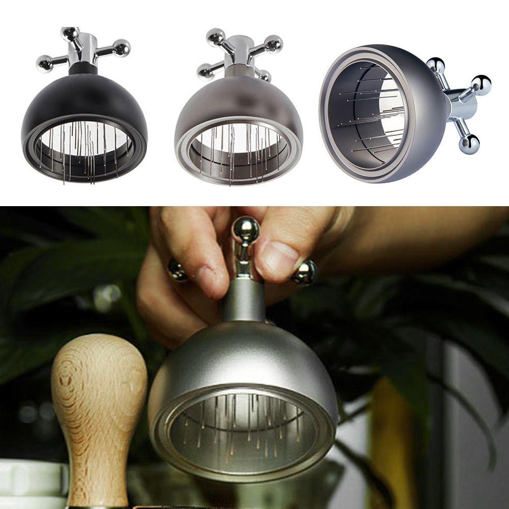 Dụng Cụ Phân Phối Cà Phê Espresso Với Tay Cầm Và Giá Đỡ Bằng Thép Không Gỉ 58mm