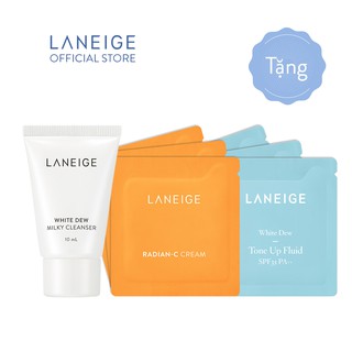 [HB Gift] Bộ quà tặng làm sạch và dưỡng trắng da Laneige