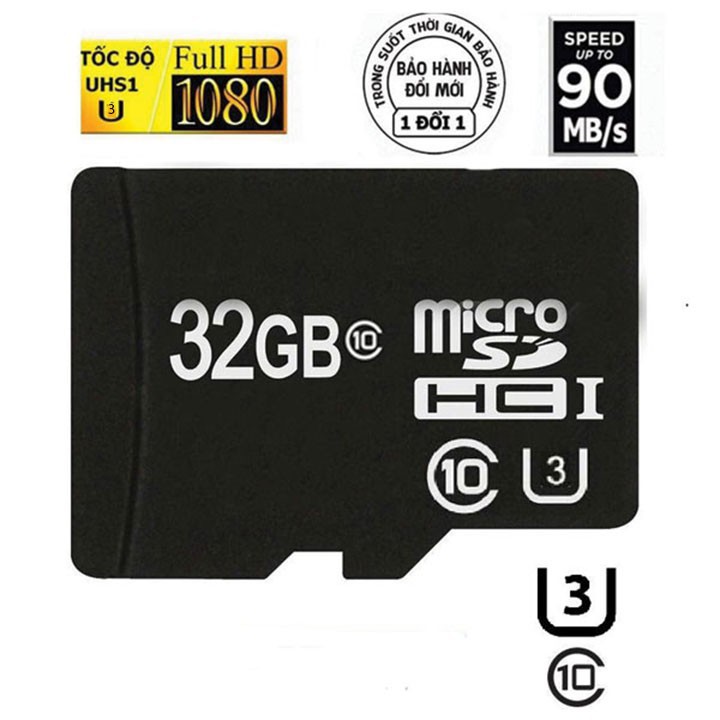 Nơi✶⊙☬Thẻ nhớ 32G tốc độ cao Class 10 Chuyên Dụng Cho Camera Wifi,Điện Thoại, Máy Tính Bảng, Loa, Đài,VDS SHOP